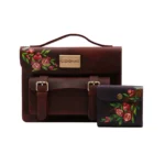 მოხატული ლალა ჩანთა + საფულე