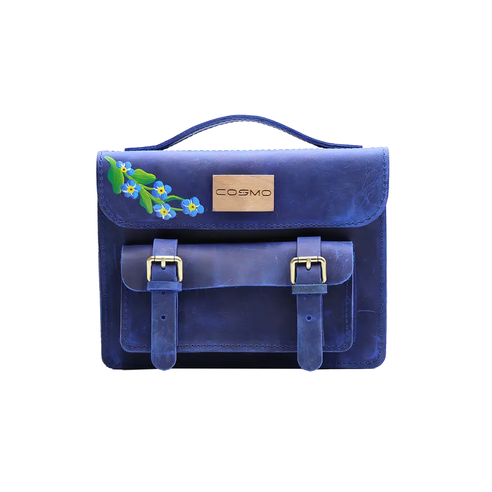 ჩანთა – ლალა ლურჯი კესანეებით ჩანთა – ლალა ლურჯი კესანეებით