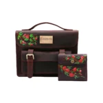 მოხატული ლალა ჩანთა + საფულე