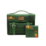 მოხატული ლალა ჩანთა + საფულე