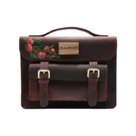 ჩანთა – ლალა ბორდოსფერი ბროწეულებით