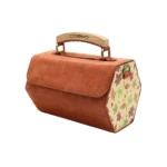 ნატურალური ზამშის ჩანთა – ფოთლები