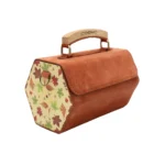 ნატურალური ზამშის ჩანთა – ფოთლები