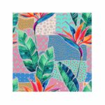 ტროპიკული ყვავილები – შარფი