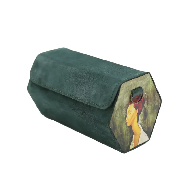 ზამშის და ხის ჩანთა პრინტით – ჟანა