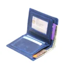 ტყავის საფულე - ლურჯი - Image 5